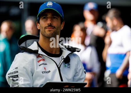 21 marzo 2024: Melbourne Grand Prix Circuit, Melbourne, Victoria, Australia; Australian Formula 1 Grand Prix: Arrivo e ispezione giorno: Numero 3#3 3#2 driver 3#1 alla Australian Formula 1 Foto Stock