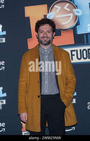 Dante Sollazzo durante la Photocall del programma televisivo LOL 4 - chi Ride e fuori, 20 marzo 2024 al Cinema The Space, Roma, Italia Credit: Live Media Publishing Group/Alamy Live News Foto Stock