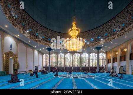 London Central Mosque o Regent's Park Mosque, Londra, Inghilterra, Regno Unito Foto Stock