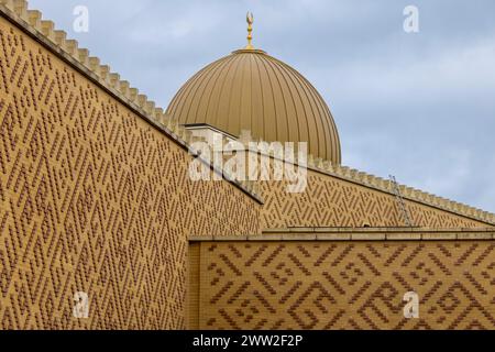 La moschea centrale di Cambridge, Cambridge, Inghilterra Foto Stock