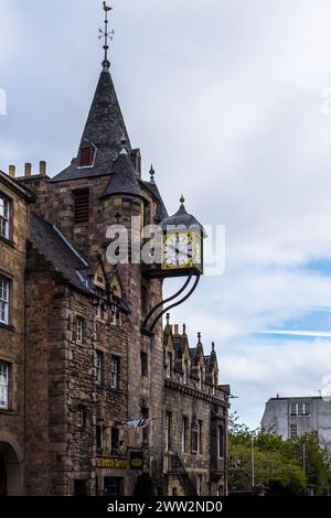 Tollbooth Tavern, built in 1591., The Royal Mile, Edinburgh, Scotland, UK Foto Stock