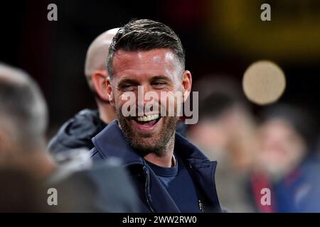 Manager di Luton Town Rob Edwards - AFC Bournemouth V Luton Town, Premier League, Vitality Stadium, Bournemouth, Regno Unito - 13 marzo 2024 solo uso editoriale - si applicano restrizioni DataCo Foto Stock