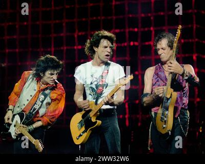 The Rolling Stones alla Brixton Academy, Londra, Regno Unito, luglio 1995. Foto Stock