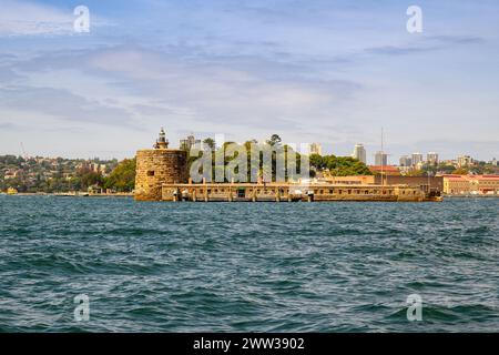 Fort Denison, porto di Sydney, Sydney, Australia Foto Stock