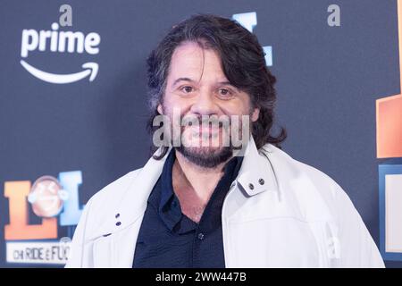 Roma, Italia. 20 marzo 2024. Lillo partecipa alla prima della quarta stagione di 'LOL - chi ride è fuori' allo Space Cinema moderno di Roma (foto di Matteo Nardone/Pacific Press/Sipa USA) crediti: SIPA USA/Alamy Live News Foto Stock