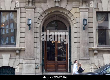 Londra, Regno Unito. 21 marzo 2024. Vista generale del Garrick Club per soli uomini a Covent Garden come un alto funzionario pubblico e il capo dell'MI6 ha lasciato i loro membri. (Foto di Vuk Valcic/SOPA Images/Sipa USA) credito: SIPA USA/Alamy Live News Foto Stock