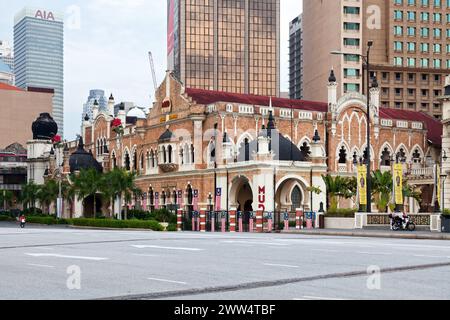 Kuala Lumpur, Malesia - 12 settembre 2018: Il Panggung Bandaraya DBKL (Malese per DBKL City Theatre) è una storica sala teatrale situata di fronte Foto Stock