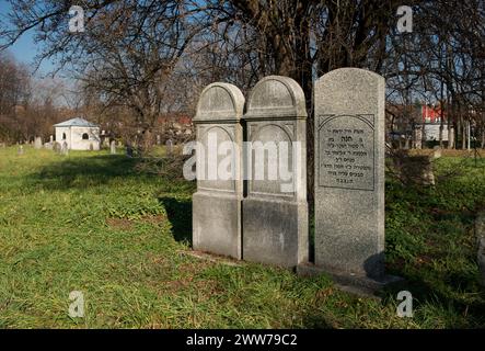 Cimitero ebraico a Nowy Sacz, Kirkut, Malopolska, piccola Polonia, Polonia Foto Stock