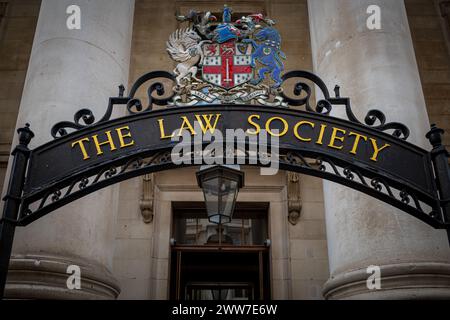 The Law Society 113 Chancery Lane Central London. La Law Society of England and Wales è l'associazione professionale che rappresenta i solicitors. Foto Stock