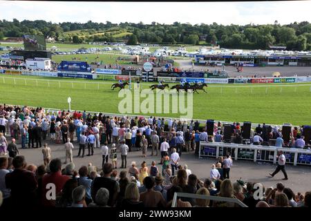 26/07/13 Ladies Day all'ippodromo di Uttoxeter nello Staffordshire. Foto Stock