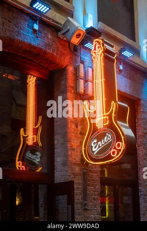 Eric's Music Bar in Mathew Street a Liverpool Foto Stock