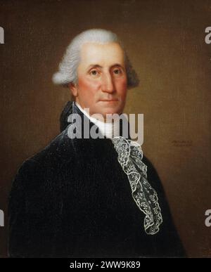 Adolph Ulrich Wertmüller, svedese, attivo Stati Uniti, 1751-1811 -- Ritratto di George Washington c. 1794. Foto Stock