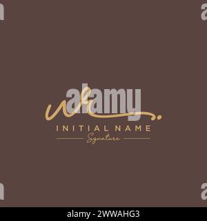 UR Signature Logo Template Vector Illustrazione Vettoriale