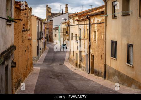 San Esteban De Gormaz, Spagna - centro storico della provincia di Soria Foto Stock