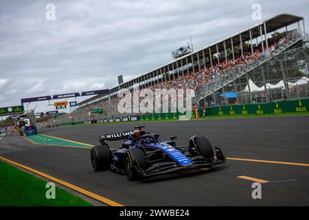 Melbourne, Australie. 23 marzo 2024. 23 ALBON Alexander (tha), Williams Racing FW45, in azione durante la Formula 1 Rolex Australian Grand Prix 2024, 3° round del Campionato del mondo di Formula 1 2024 dal 22 al 24 marzo 2024 sull'Albert Park Circuit di Melbourne, Australia - foto DPPI Credit: DPPI Media/Alamy Live News Foto Stock