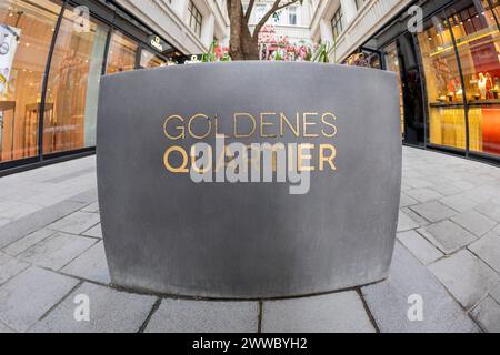 Goldenes Quartier nel centro di Vienna, Vienna, Austria Foto Stock