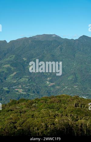 Il vulcano Barú è l'altitudine più alta di Panama e uno dei più alti dell'America centrale, con un'altezza di 3475 m sul livello del mare - foto stock Foto Stock