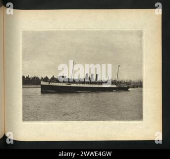 Descrizione: SS Princess Charlotte. Prince of Wales' tour of Canada, 1919, un volume di fotografie pubblicato dalla Canadian Pacific Railway Data: 1919 canada, Steamship, americas, ssprincesscharlotte, princeofwalestour Foto Stock