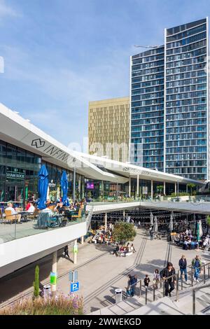 Centro commerciale Infinity a Kirchberg, sede della Corte di giustizia europea Back Luxembourg City Luxemburg, LÃt Luxembourg Luxembourg Foto Stock