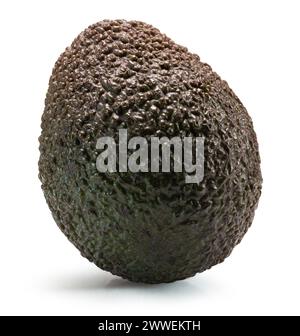 avocado isolato su sfondo bianco. Tracciato di ritaglio. Foto Stock