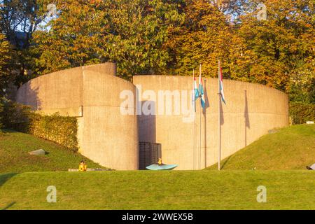 Kanounenhiwwel Cannon Hill , monumento nazionale Lussemburgo solidarietà Lussemburgo città Lussemburgo Lussemburgo, LÃt Lussemburgo Lussemburgo Foto Stock