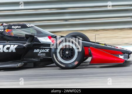 PIETRO FITTIPALDI (30) di Miami, Florida, pratica per l'inaugurale Thermal Club $1 Million Challenge presso il Thermal Club di Thermal, CA.(immagine di credito: © Grindstone Media Group/Aspinc/Ri/Cal Sport Media) Foto Stock