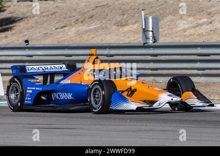 SCOTT DIXON (9) di Auckland, nuova Zelanda pratica per l'inaugurale Thermal Club $1 Million Challenge al Thermal Club di Thermal, CA. Foto Stock