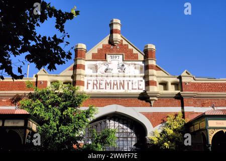 Mercati storici di Fremantle a South Terrace, Fremantle, Perth, Australia Occidentale Foto Stock