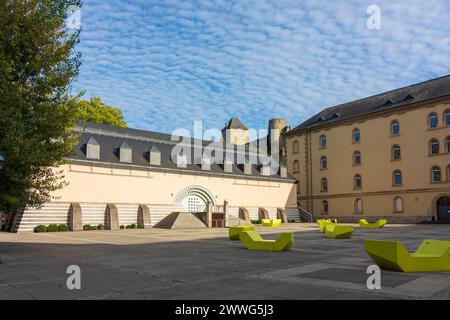 Città di Lussemburgo (Lussemburgo, Lëtzebuerg): Abbazia di Neimënster (Abtei Neimënster, Abbaye de Neimënster, Abtei Neumünster, Abbazia di Neumünster) in , Lussemburgo Foto Stock