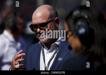 Staff della FIA durante la Formula 1 Rolex Australian Grand Prix 2024, 3° round del Campionato del mondo di Formula 1 2024 dal 22 al 24 marzo 2024 sull'Albert Park Circuit, a Melbourne, Australia Foto Stock