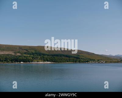 Applecross Village and Bay view in estate, Wester Ross, Highland Scotland UK Foto Stock