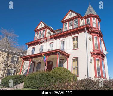 Edifici nel campus del Gettysburg College Foto Stock