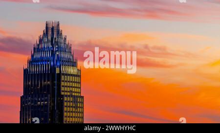 Vista aerea della Queen City, Charlotte North Carolina Vista aerea della Queen City, Charlotte, North Carolina Licens Vista aerea della Queen City, Foto Stock