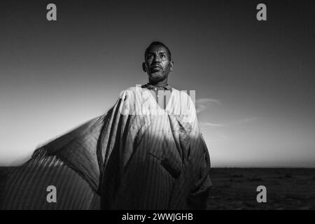 Mauritania, dintorni di Chami, ritratto Foto Stock