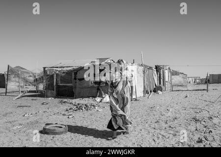 Mauritania, Iwik, Iouik, villaggio di pescatori Foto Stock