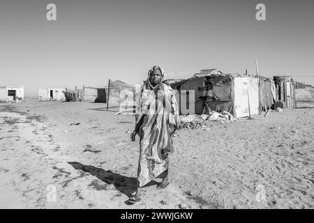 Mauritania, Iwik, Iouik, villaggio di pescatori Foto Stock