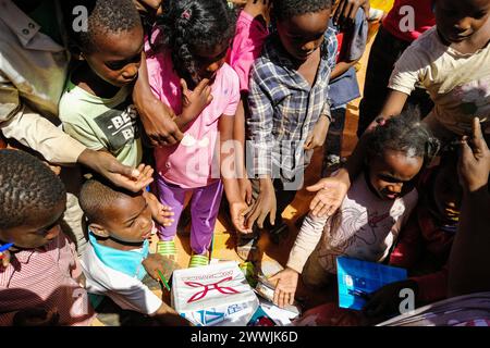 Mauritania, Entkemkemt, vita quotidiana Foto Stock