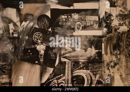 Estratto da Columbines di Robert Rauschenberg Foto Stock