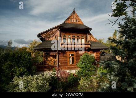 Villa Witkiewiczowka, Zakopane, Polonia Foto Stock