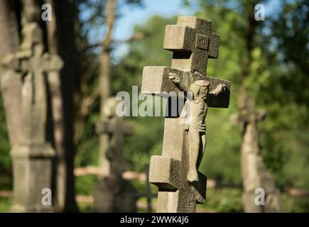 Villaggi abbandonati, regione di Lemko, Polonia orientale Foto Stock