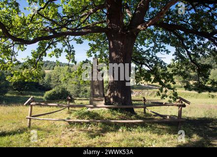 Villaggi abbandonati, regione di Lemko, Polonia orientale Foto Stock