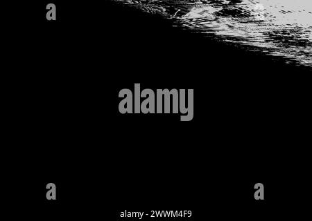 Sfondo astratto del design HUD con glitter bianco e nero Foto Stock