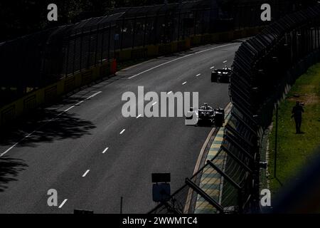 AUSTRALIA ALBERT PARK CIRCUIT, AUSTRALIA - 24 MARZO: Kevin Magnussen, Haas F1 VF-23 durante il Gran Premio d'Australia all'Australia Albert Park Circuit domenica 24 marzo 2024 a Melbourne, Australia. (Foto di Michael Potts/Agenzia BSR) credito: Agenzia BSR/Alamy Live News Foto Stock