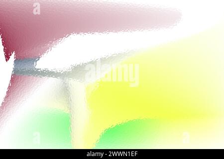 Sfondo con sfumatura di sfocatura astratta con struttura in vetro smerigliato. Sfondo con struttura in vetro. Finestra in vetro colorato sfocato. sfondo vettoriale struttura vetro. Illustrazione Vettoriale