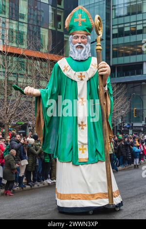 St La parata del Patricks' Day Foto Stock