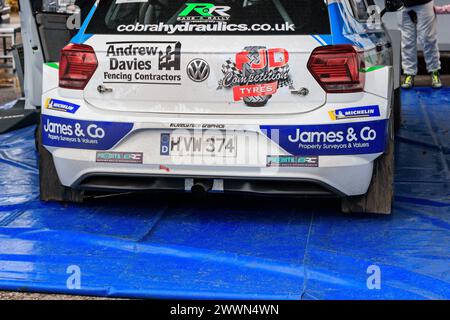 VW Polo GTi R5. North West Stages Rally 2024. Foto Stock