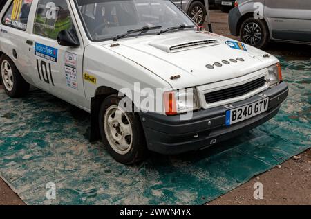 Vauxhall Nova. North West Stages Rally 2024. Foto Stock