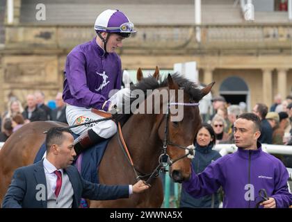 Mr Professor vince il William Hill Lincoln a Doncaster il 23 marzo 2024 per Dominic Ffrench Davis e David Egan Foto Stock