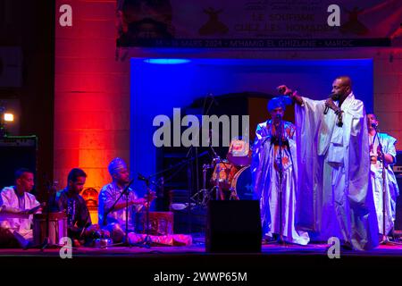 Festival International des nomades M'hamid El Ghizlane, Marocco Foto Stock