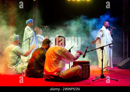 Festival International des nomades M'hamid El Ghizlane, Marocco Foto Stock